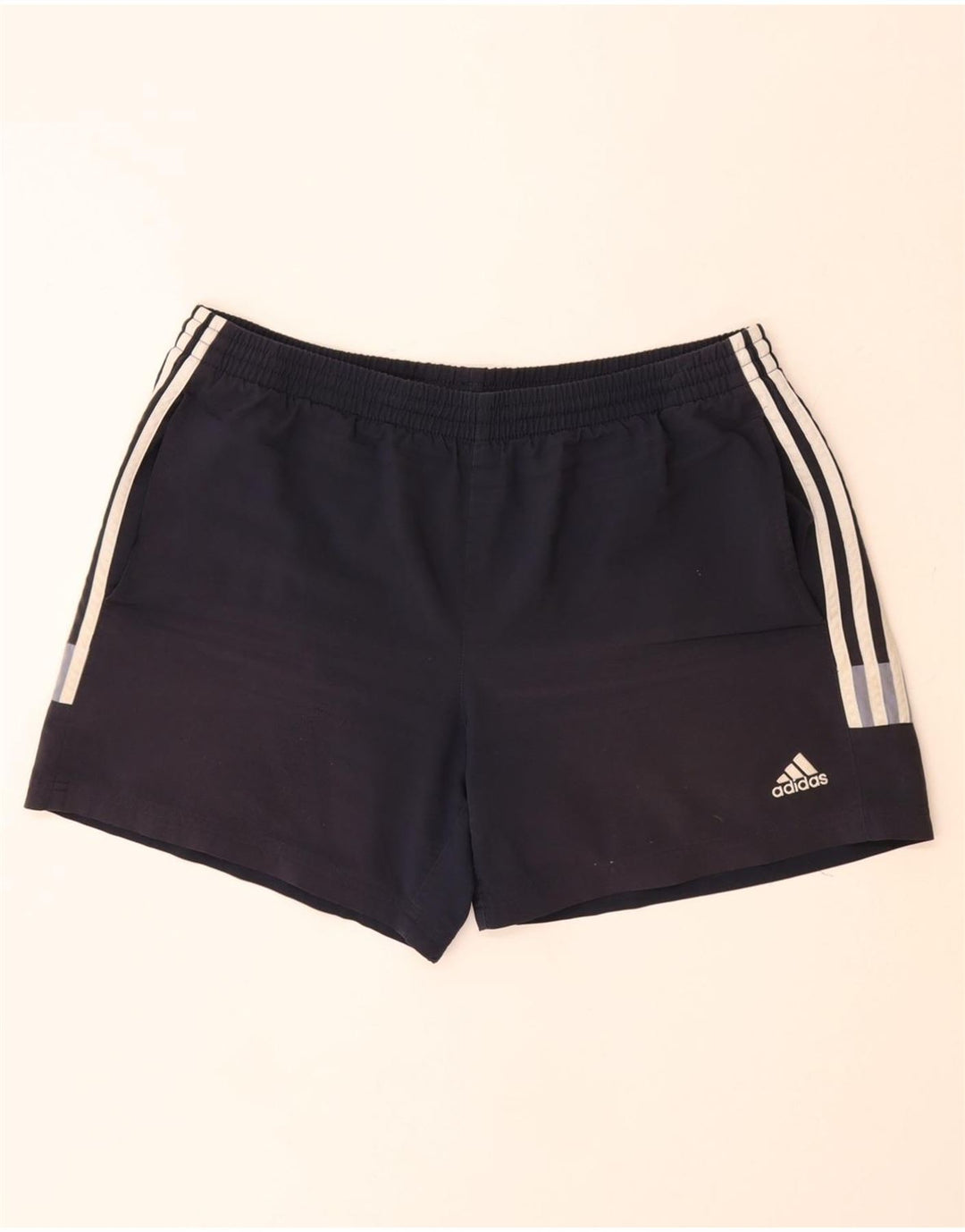 ADIDAS Mens Clima 365 Sport Shorts XL Azul Marinho Colorblock Poliéster