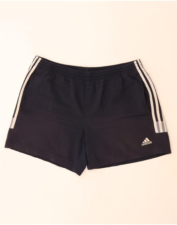 ADIDAS Mens Clima 365 Sport Shorts XL Azul Marinho Colorblock Poliéster