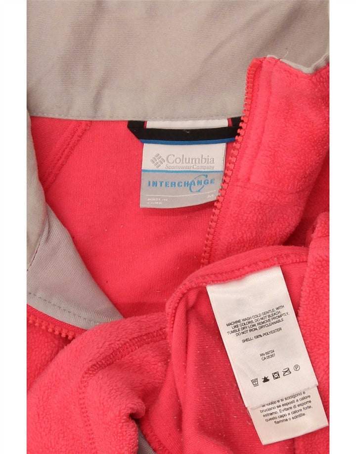 Jaqueta de lã feminina Columbia UK 12 poliéster vermelho médio