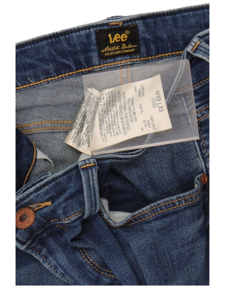 Lee Womens Jodee Skinny Jeans W33 L28 Azul Algodão