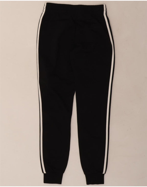 Calças de treino femininas Adidas Joggers UK 4/6 XS algodão preto