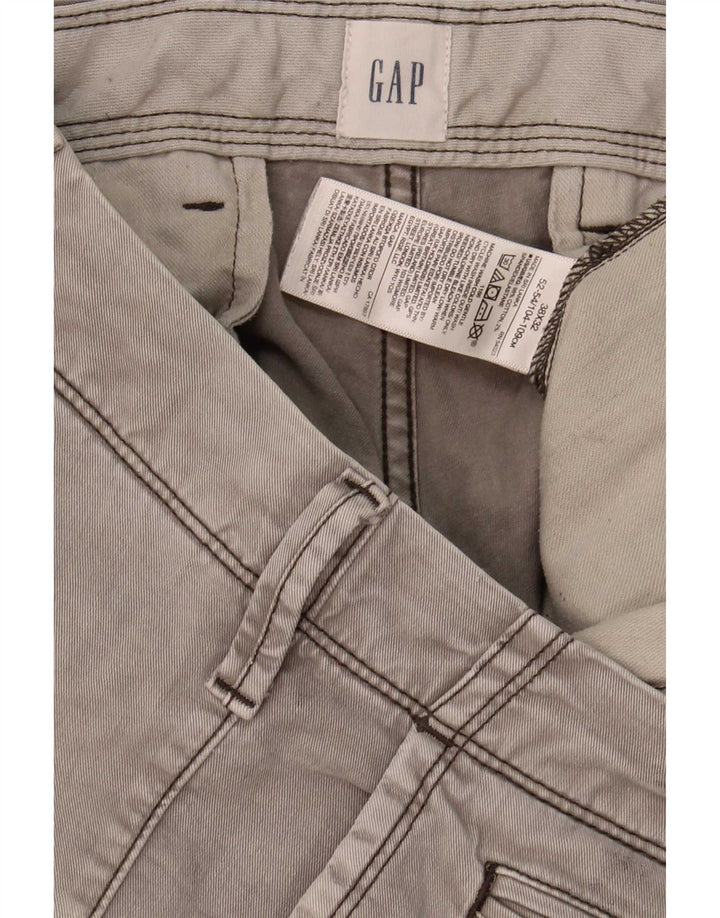Calça Chino Slim Masculina Gap W38 L32 Algodão Cinza