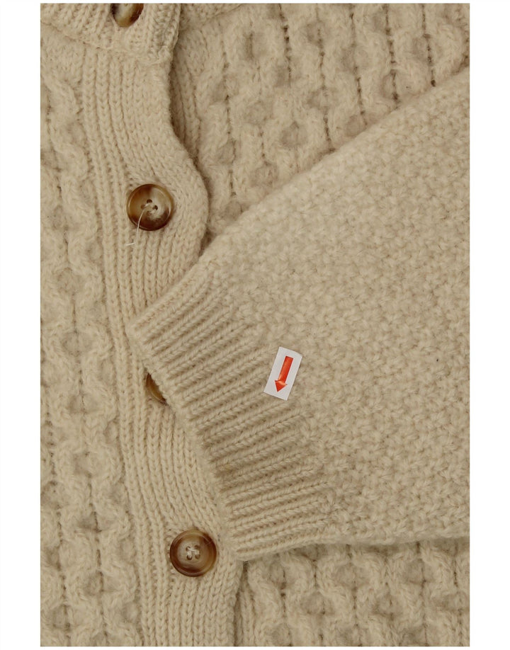 Suéter feminino cropped HIGHLAND HOME INDUSTRIES Reino Unido 16 grande bege