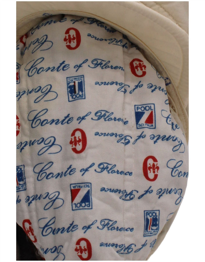 Conte of Florence Boné masculino liso tamanho único branco