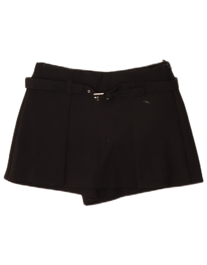 Shorts casual feminino Zara XS W24 poliéster preto