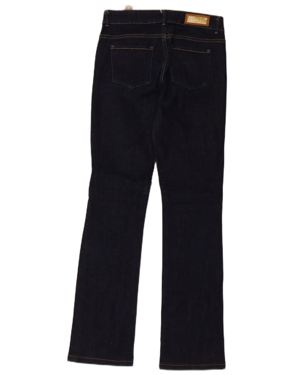 Jeans Bootcut feminino Massimo Dutti EU 36 XS W26 L31 azul marinho algodão