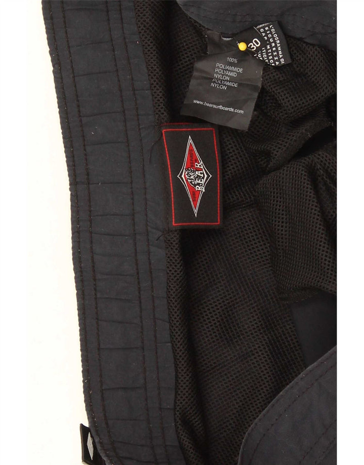 Shorts de natação masculino Bear médio azul marinho colorblock poliamida