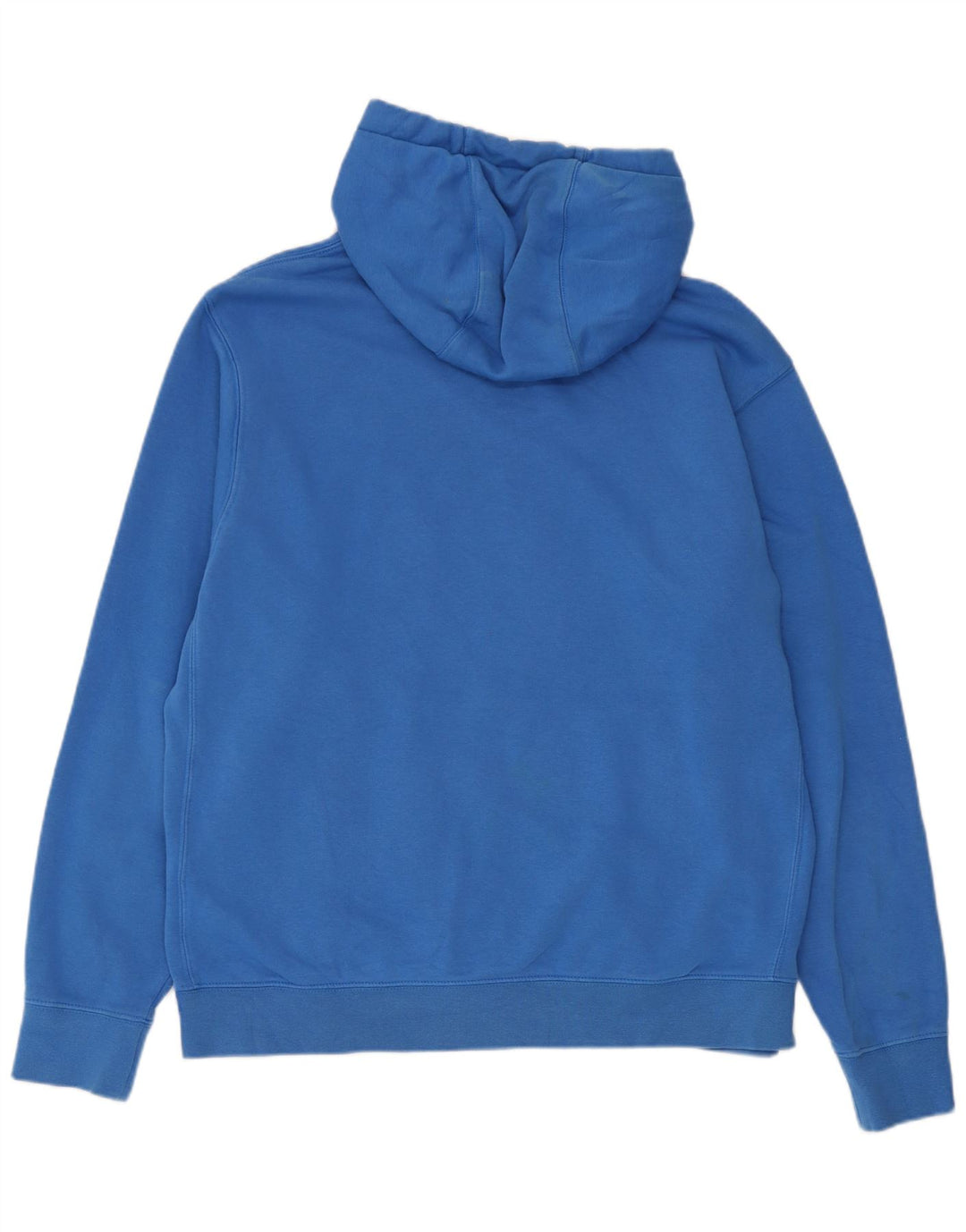 Nike Mens Hoodie Jumper Grande Algodão Azul