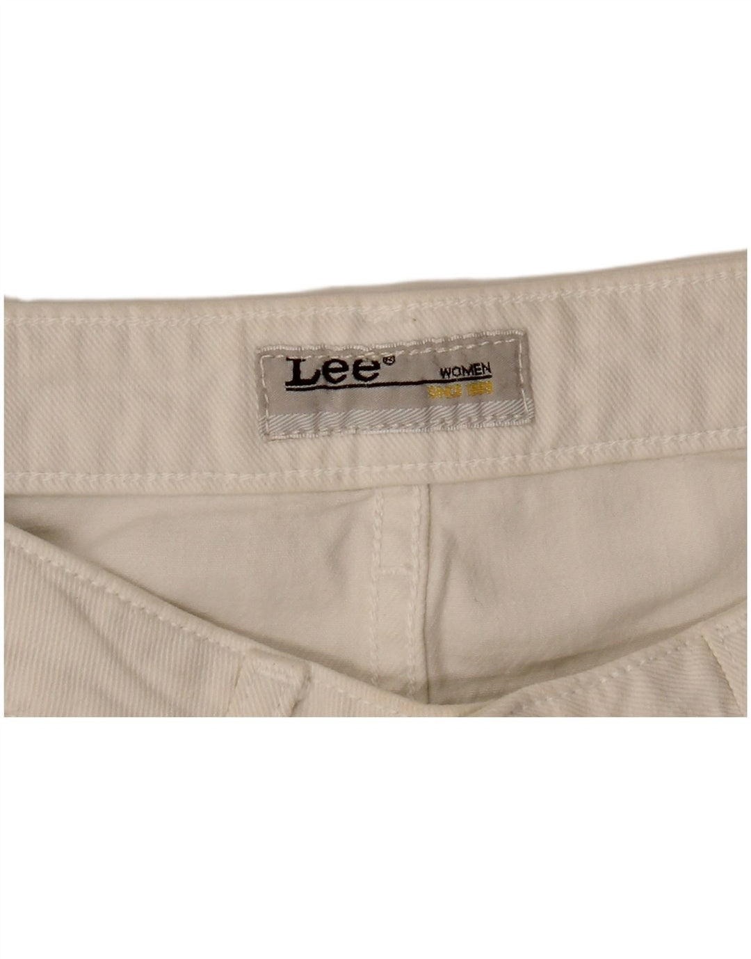 Jeans slim feminino LEE W28 L27 branco
