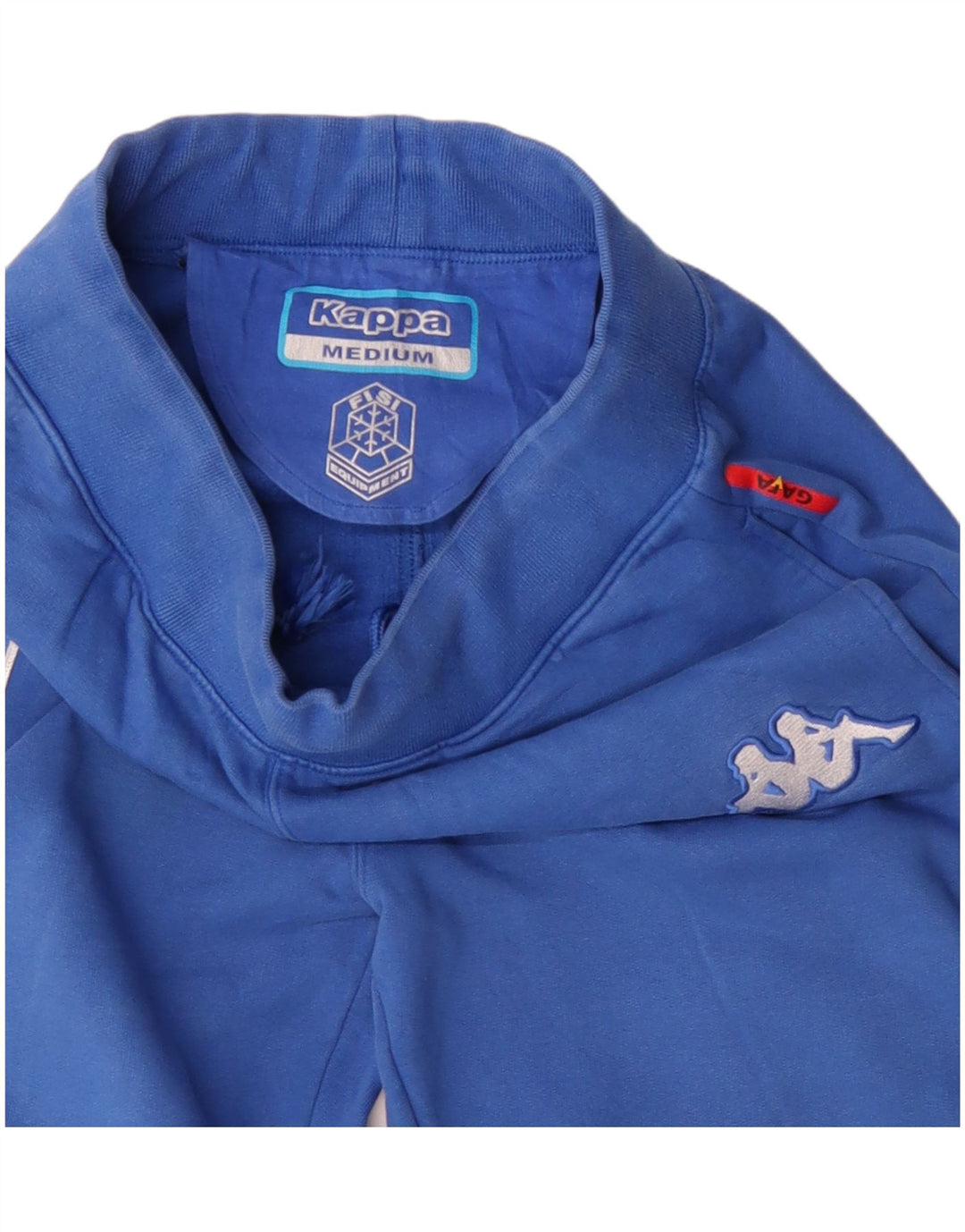 Calça de treino masculina Kappa Graphic Joggers azul médio