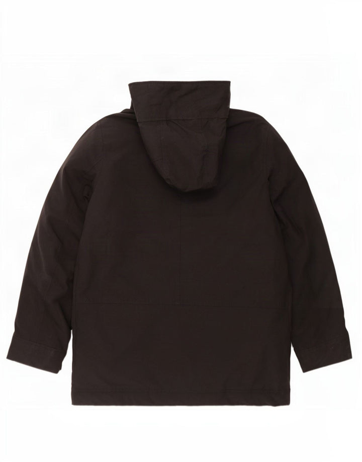 Jaqueta masculina acolchoada com capuz Gap UK 38 poliéster preto médio