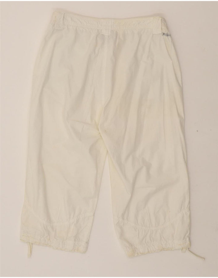 CHAMPION Womens Straight Capri Trousers  Large W34 L19 White Cotton Vintage Champion and Second-Hand Champion from Messina Hembry 