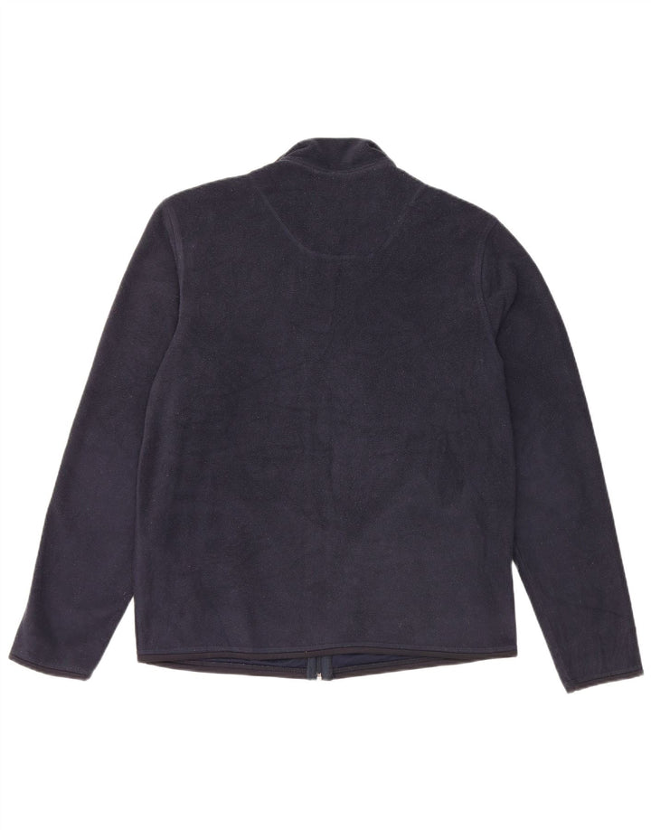 Jaqueta de lã masculina Marks & Spencer UK 36 poliéster azul marinho pequeno