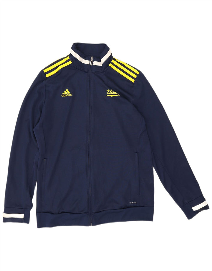 Adidas Mens Climacool Tracksuit Top Jacket Grande Azul Marinho Colorblock