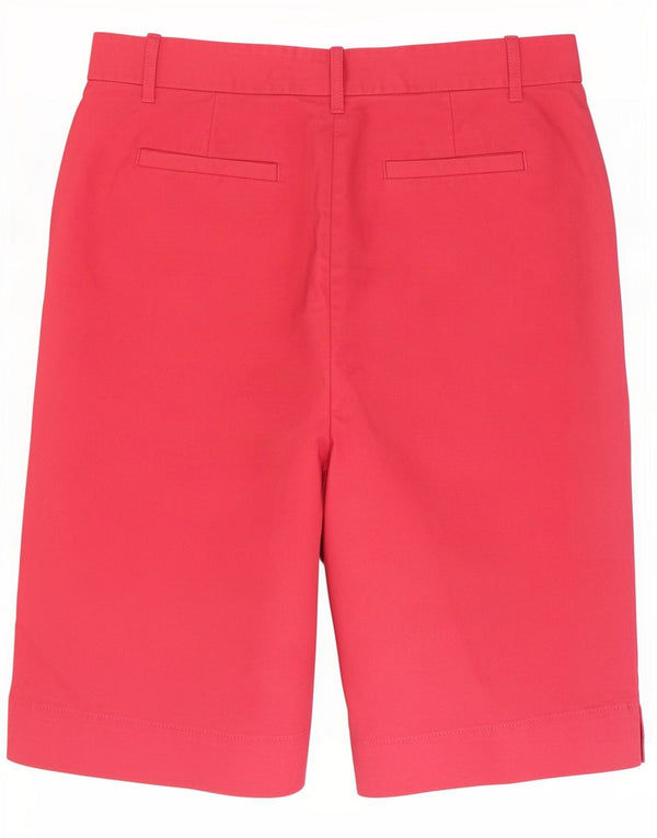 Shorts chino feminino Marks & Spencer Reino Unido 14 grande W32 algodão rosa