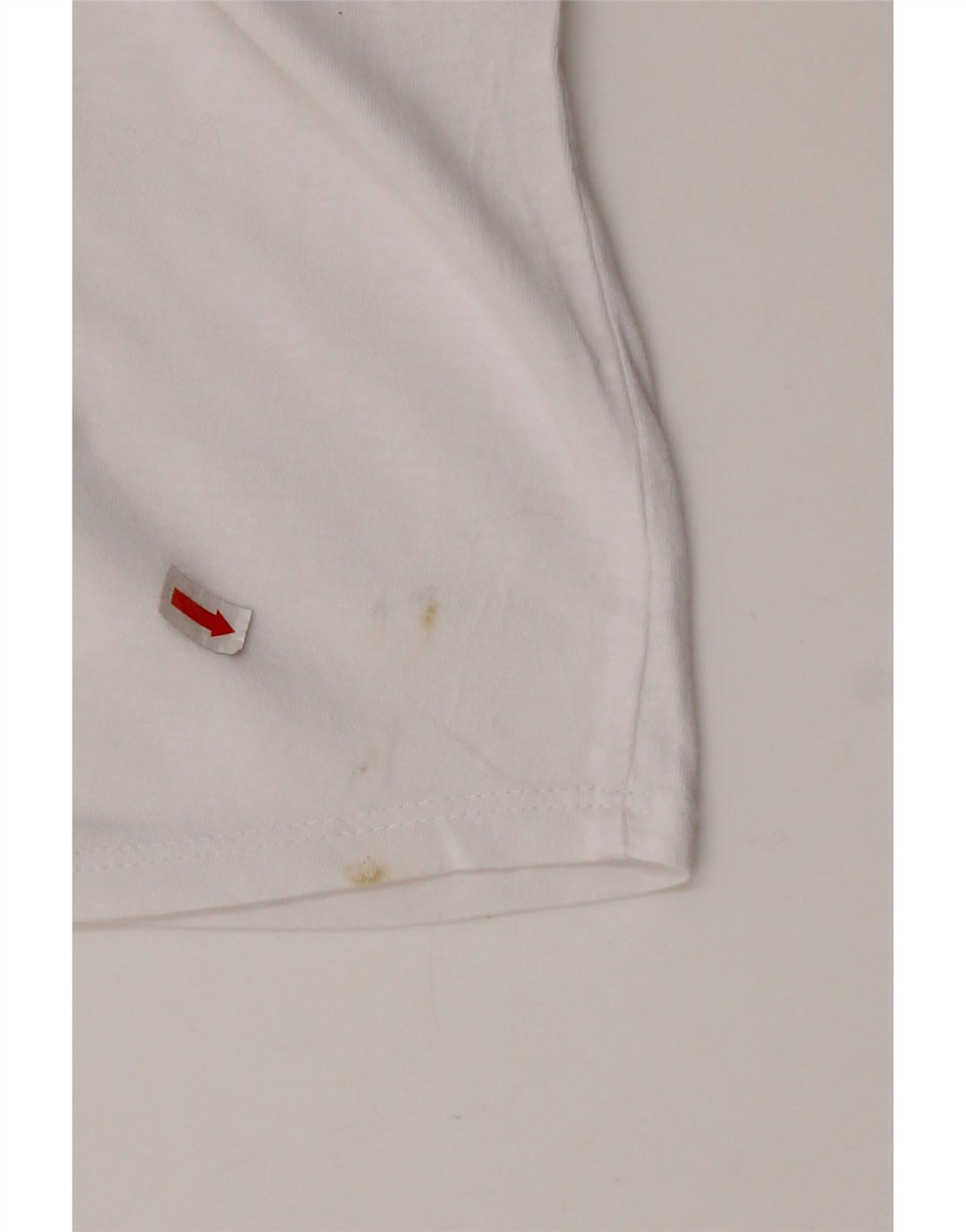 Avirex camiseta feminina cropped com estampa gráfica UK 22 2XL algodão branco