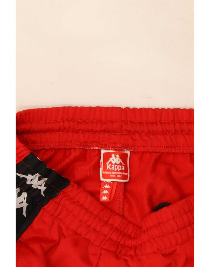 Kappa Mens Graphic Tracksuit Calças Joggers Medium Red Colourblock