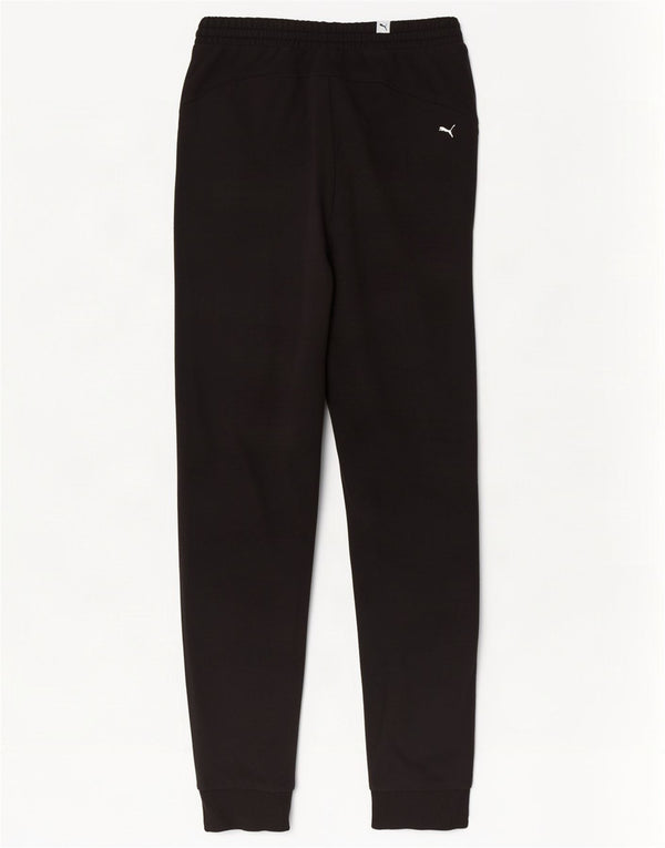 Calça de treino feminina Puma Joggers UK 8 pequeno algodão preto