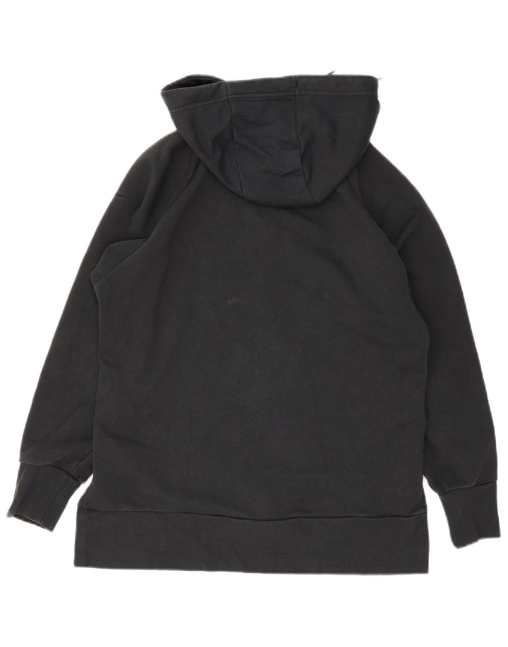 Suéter Nike masculino Dri Fit Zip com capuz pequeno poliéster preto