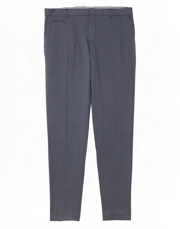 Zara Mens Slim Chino Calças EU 42 Grande W32 L31 Azul Marinho