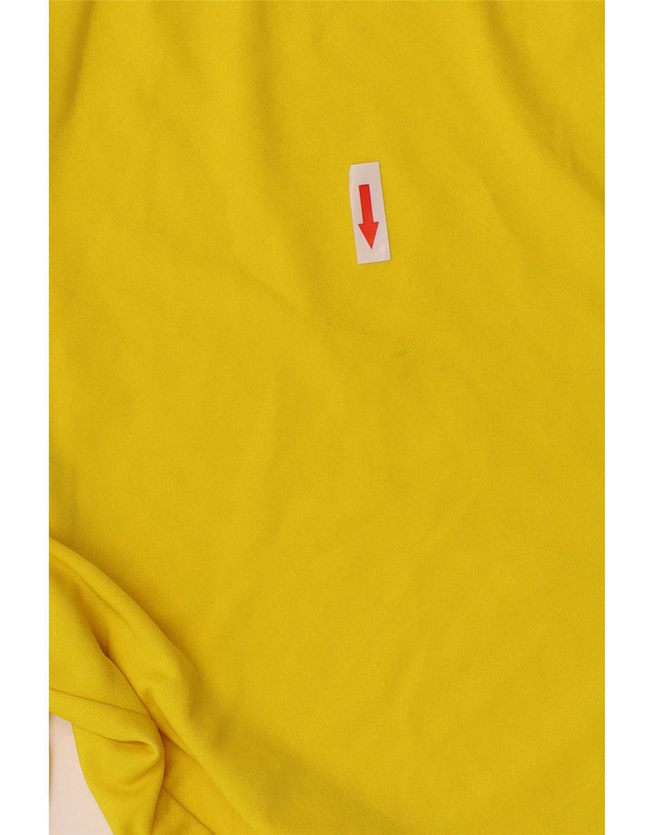 Adidas Mens Sport Shorts Poliéster Amarelo Médio