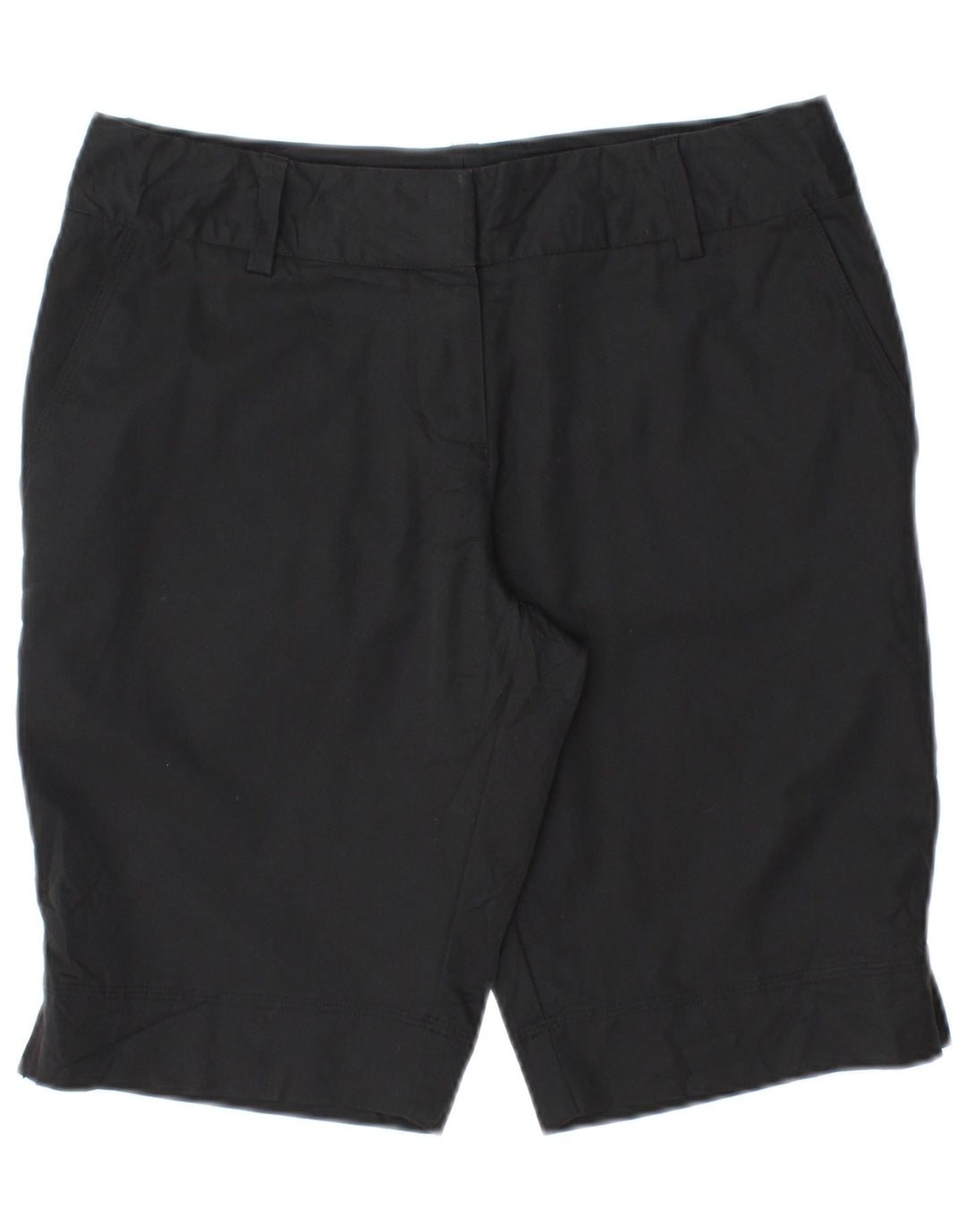 ADIDAS Womens Climalite Chino Shorts UK 6 XS W30 Preto Poliéster