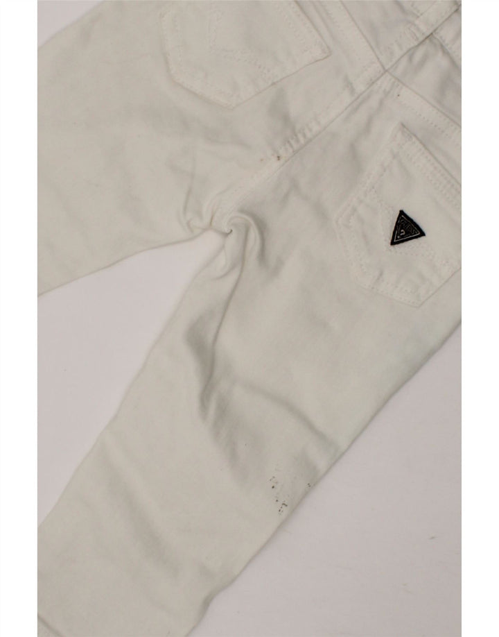 GUESS Baby Girls Straight Jeans 12-18 Months W18 L12 White Cotton Vintage Guess and Second-Hand Guess from Messina Hembry 