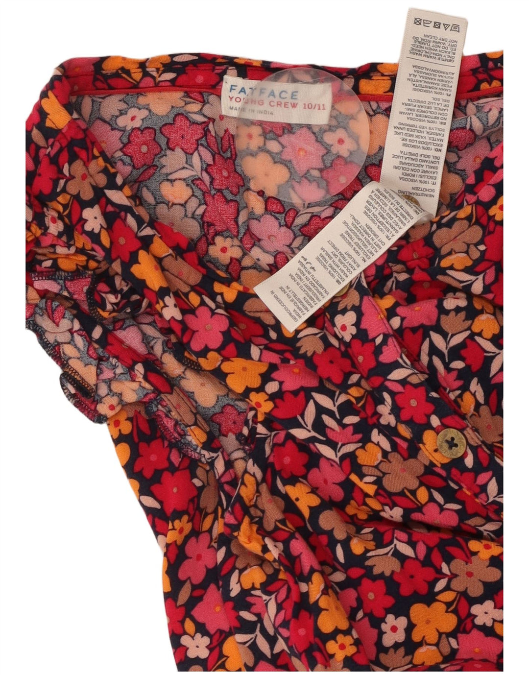 Macacão FAT FACE Meninas 10-11 Anos Viscose Floral Multicolor