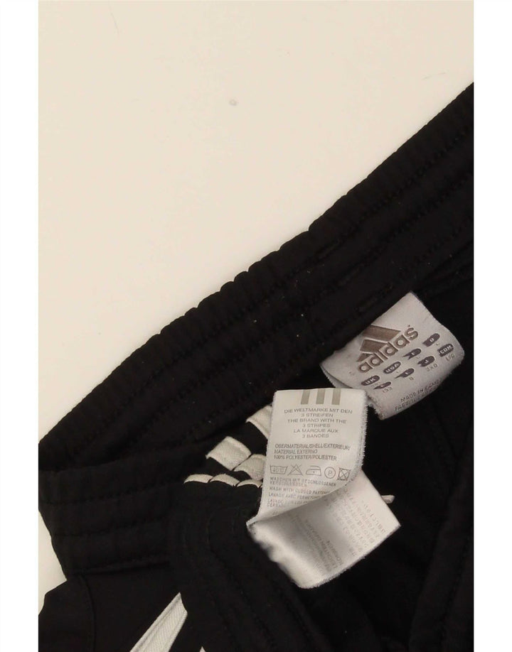 Calça de treino masculina Adidas grande poliéster preto