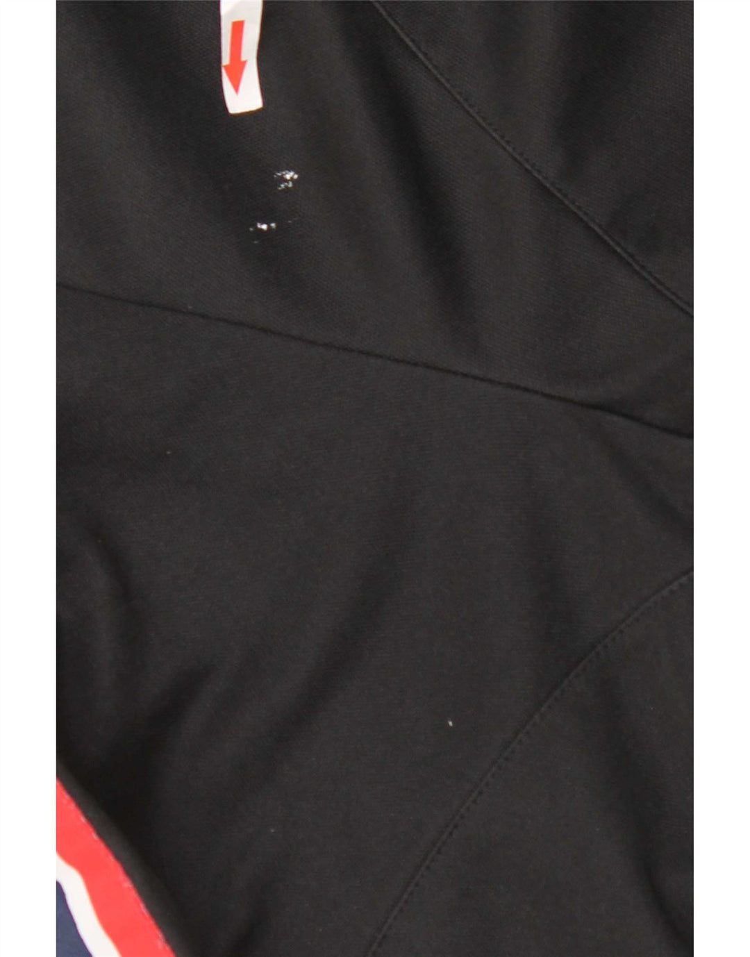 Jaqueta masculina Reebok Graphic Tracksuit Top grande algodão colorblock preto
