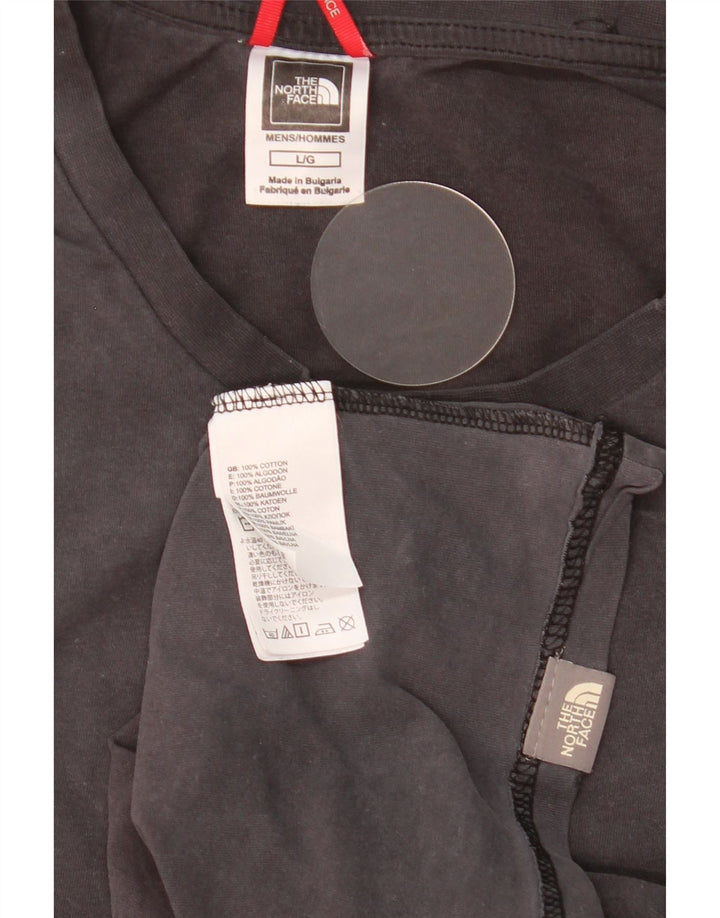 Camiseta masculina THE NORTH FACE grande algodão cinza