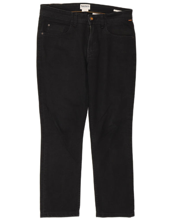 Timberland Mens Jeans Slim W31 L27 Algodão Preto
