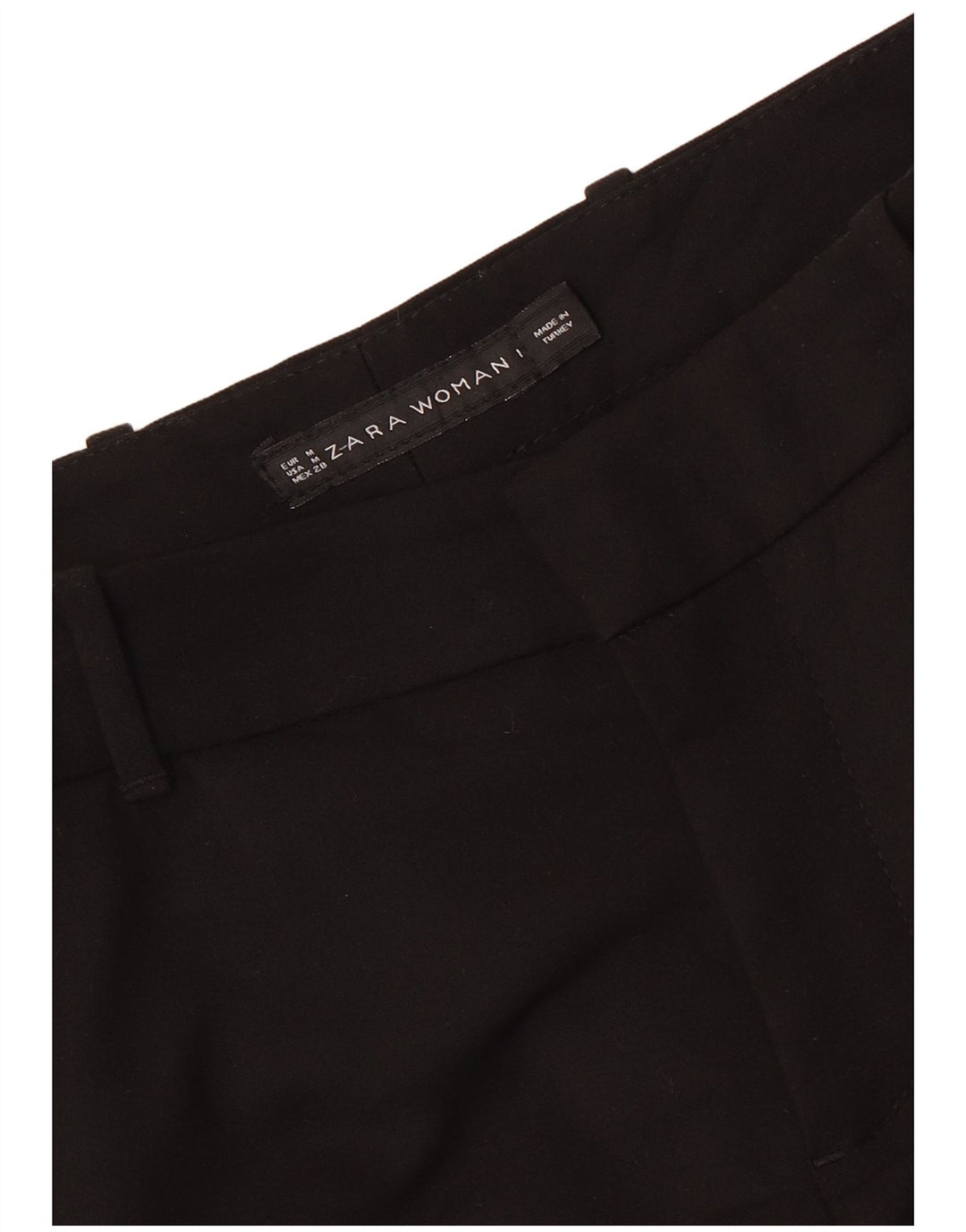 Zara Calça Chino Feminina Slim Médio W28 L28 Preta