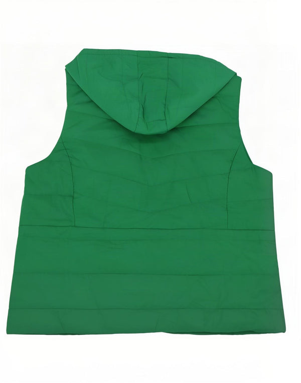 Marks & Spencer Womens Autograph Hooded Padded Gilet UK 26 5XL Green