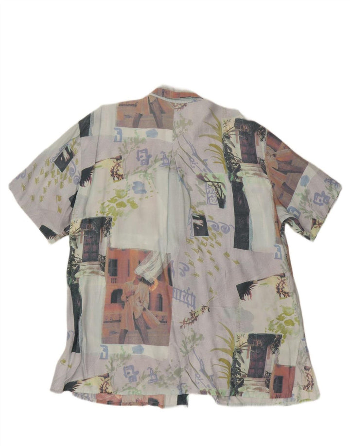 BIANCA Vestido feminino oversized IT 46 Patchwork multicolorido grande