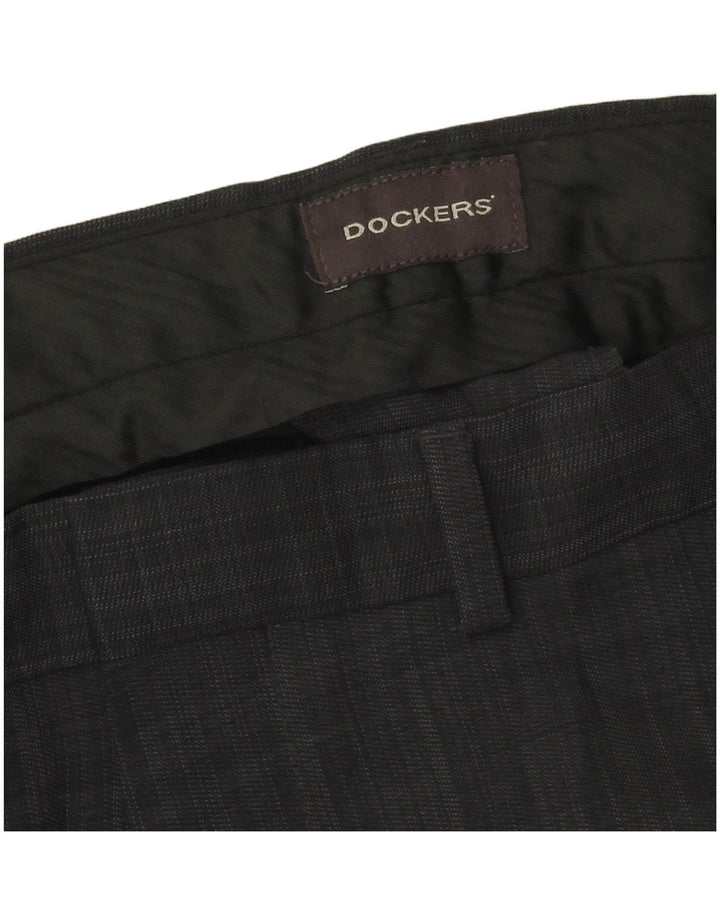 Calças Dockers masculinas retas Chino W36 L29 cinza