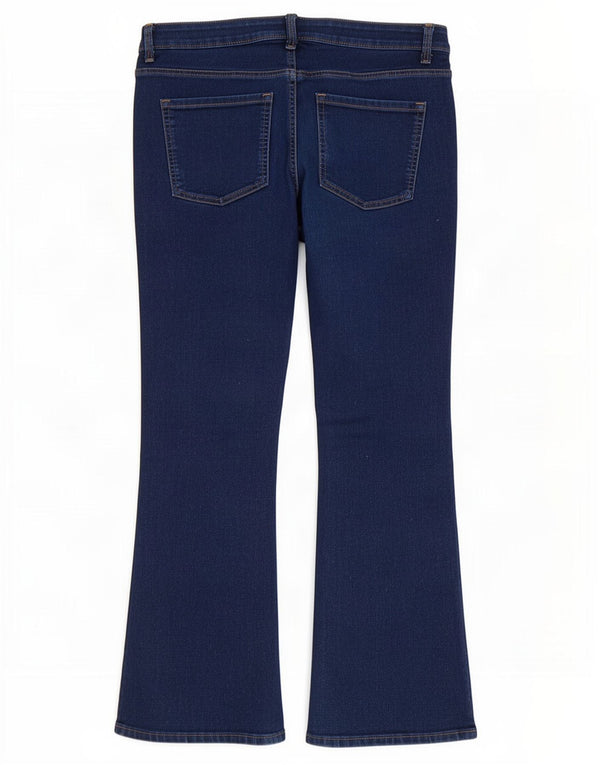 Jeans Marks & Spencer Regular Bootcut Feminino Reino Unido 16 Grande W36 L29 Azul
