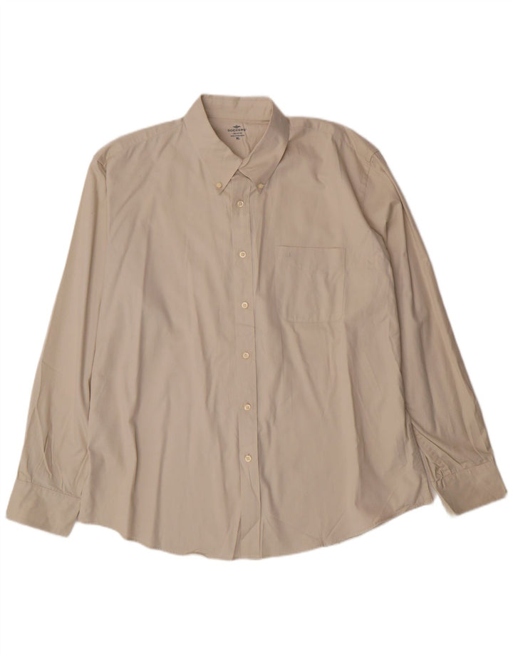 Camisa masculina DOCKERS XL algodão bege