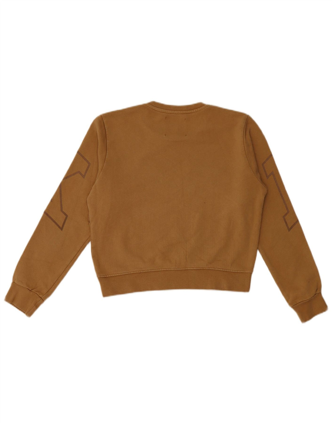 Suéter gráfico feminino Pyrex UK 6 XS algodão marrom