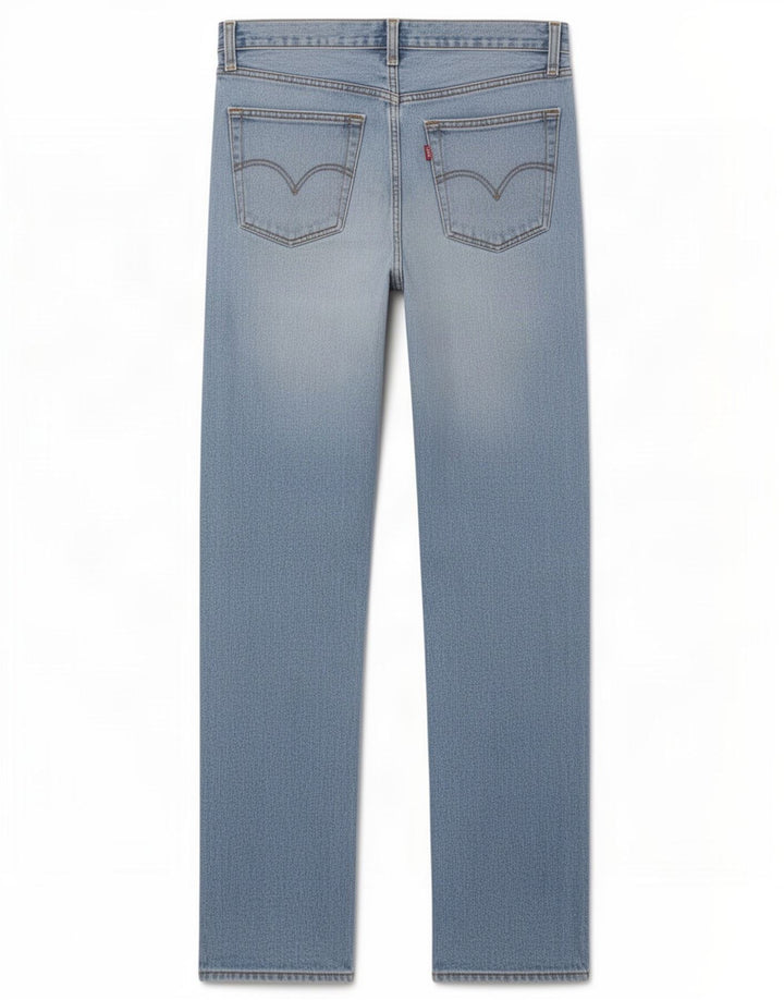 Jeans retos masculinos Levi's W34 L36 algodão azul