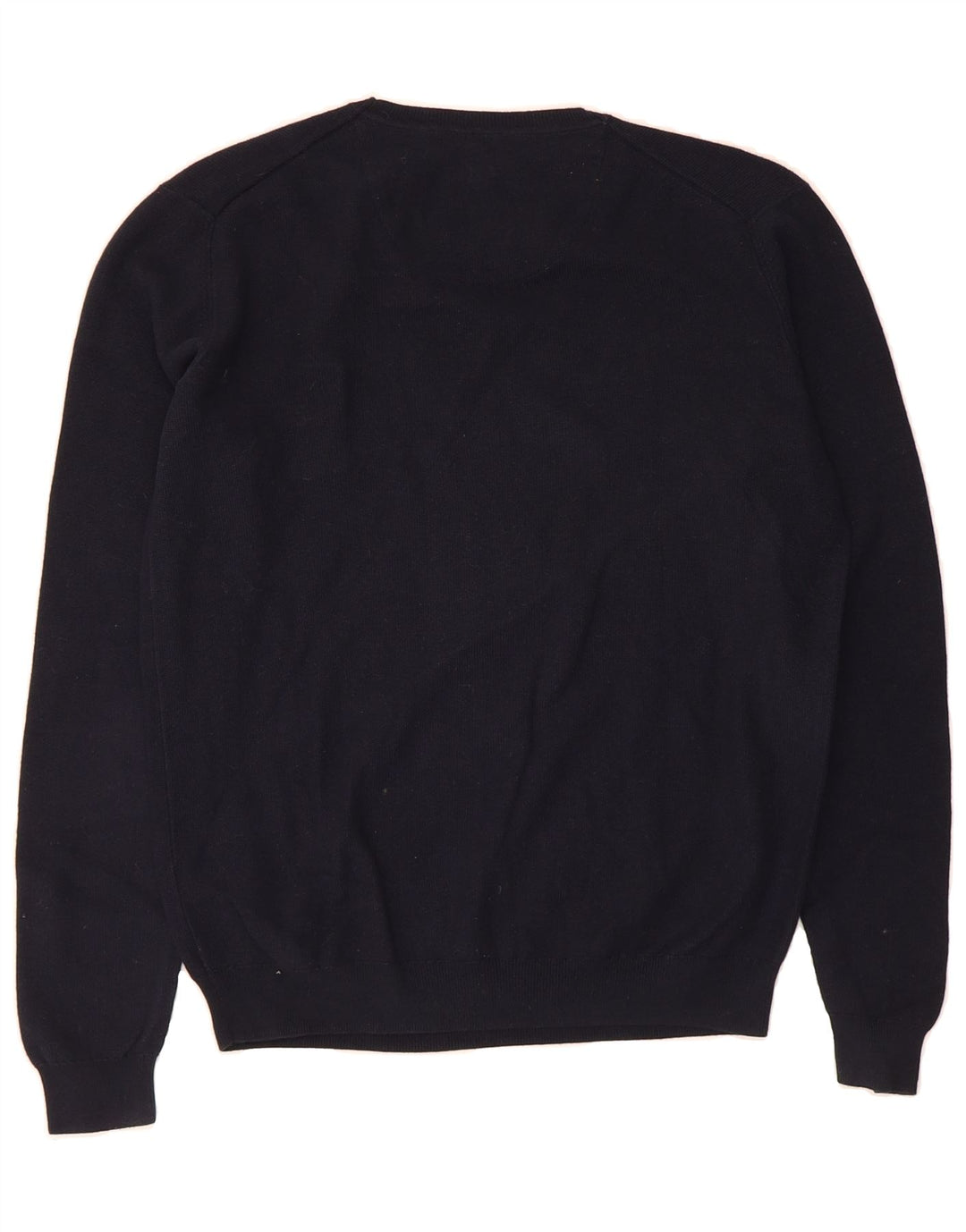 MASSIMO DUTTI Boys V-Neck Jumper Sweater 15-16 Years Navy Blue Cotton Vintage Massimo Dutti and Second-Hand Massimo Dutti from Messina Hembry 