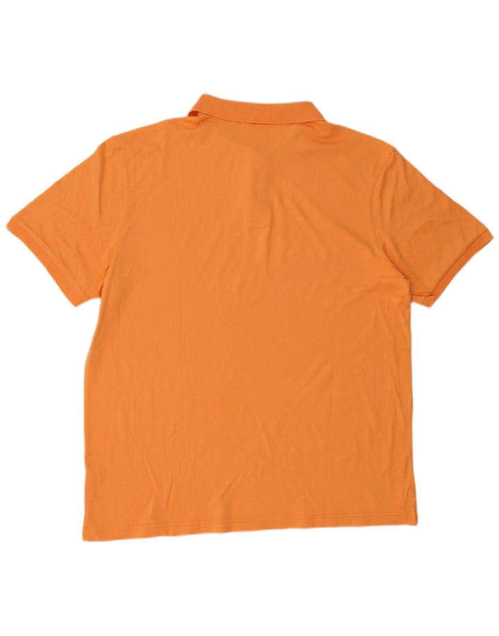 Camisa polo masculina Calvin Klein XL laranja algodão