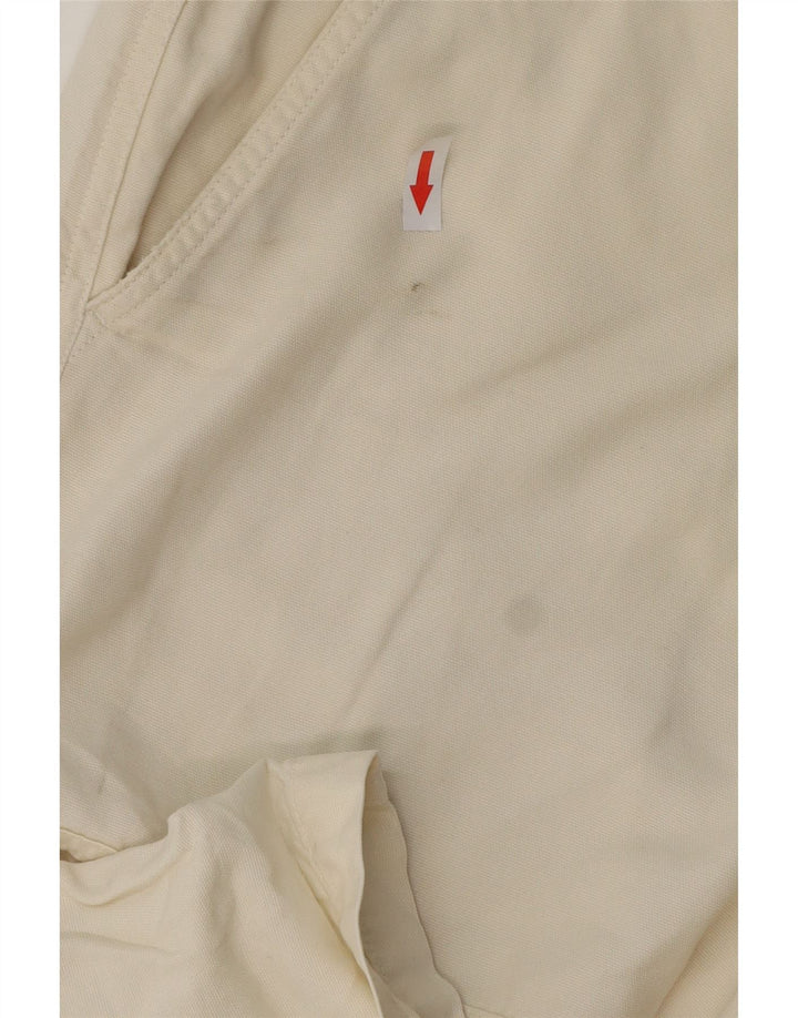 Murphy & Nye Mens Chino Shorts Médio W32 Algodão Bege