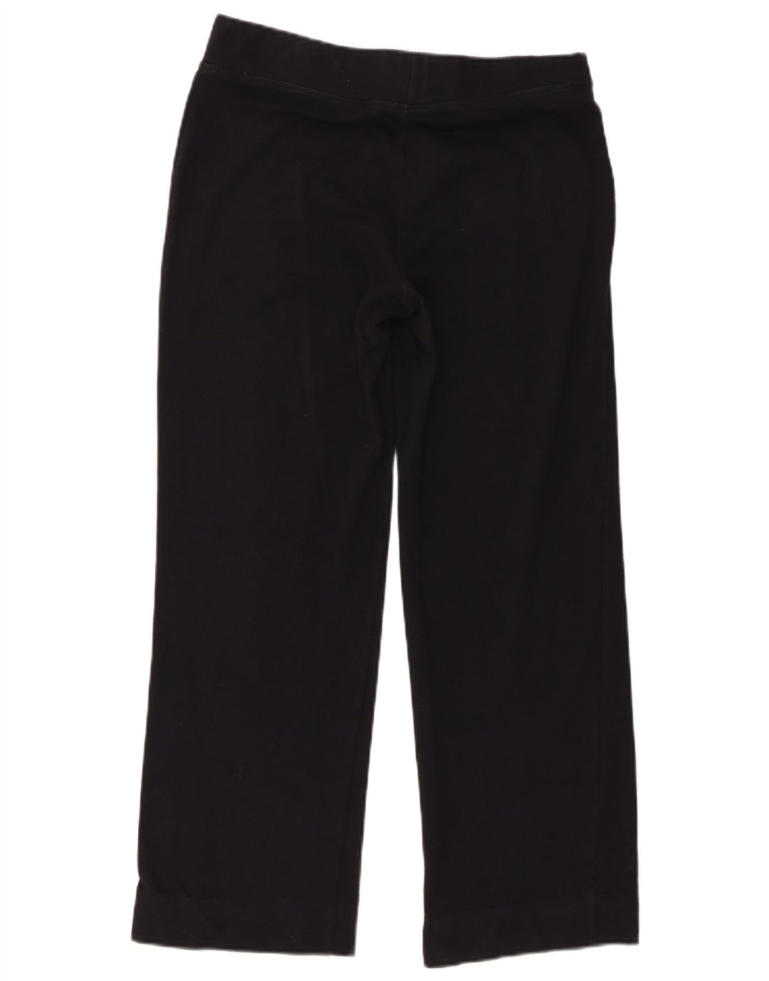 Calça de treino feminina Marks & Spencer Reino Unido 14 grande algodão preto