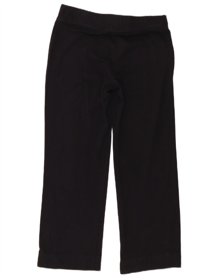 Calça de treino feminina Marks & Spencer Reino Unido 14 grande algodão preto