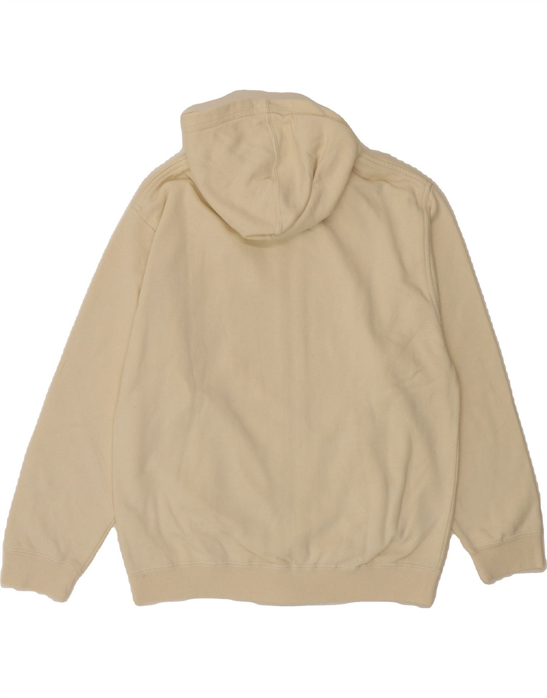 NIKE Girls Zip Hoodie Sweater 11-12 Years Medium  Off White Cotton Vintage Nike and Second-Hand Nike from Messina Hembry 