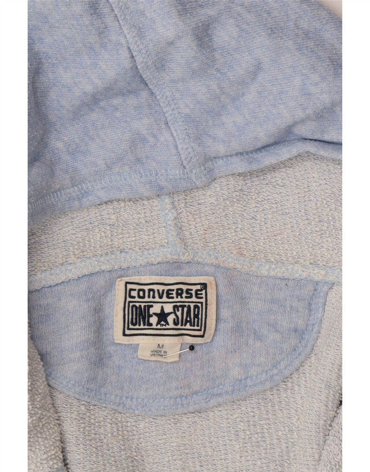 CONVERSE Womens Hoodie Jumper UK 14 Medium Blue Cotton Vintage Converse and Second-Hand Converse from Messina Hembry 