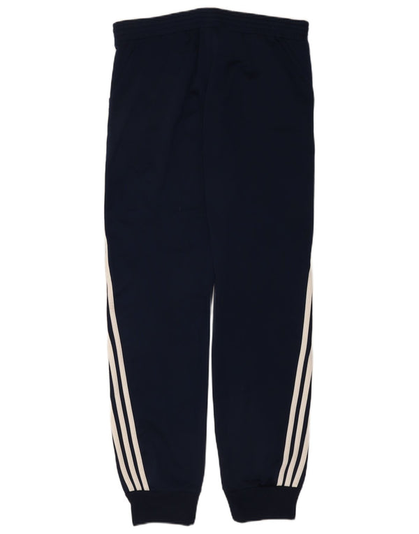 Calça de treino feminina Adidas Joggers UK 12 médio azul marinho poliéster