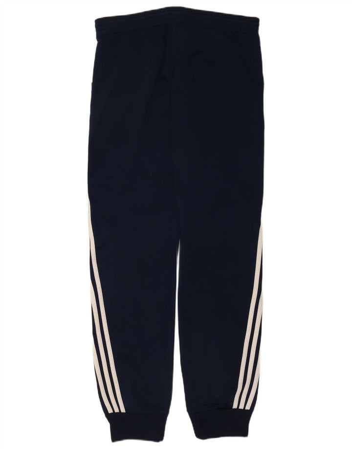 Calça de treino feminina Adidas Joggers UK 12 médio azul marinho poliéster