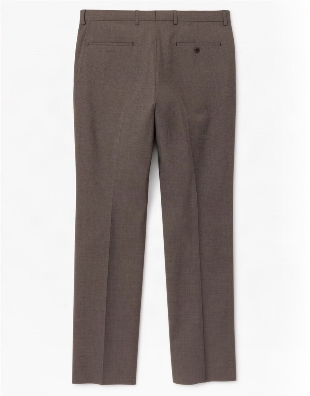 Calça masculina Marks & Spencer sob medida casual W34 L33 poliéster cinza